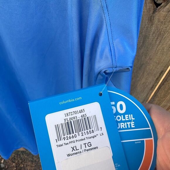 Columbia Sportswear Co women’s blue pullover Omni-Wick top size XS - Picture 3 of 11